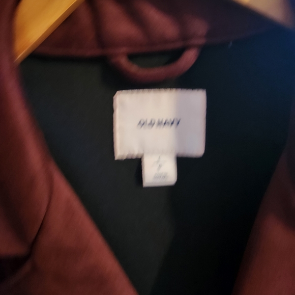 Old Navy Sueded-Knit Moto Jacket Reddy Or Not - Picture 3 of 3